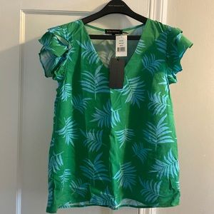 Green summer top